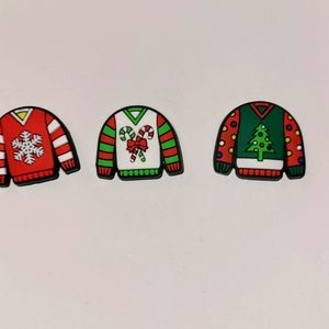 Christmas sweater charms for crocs